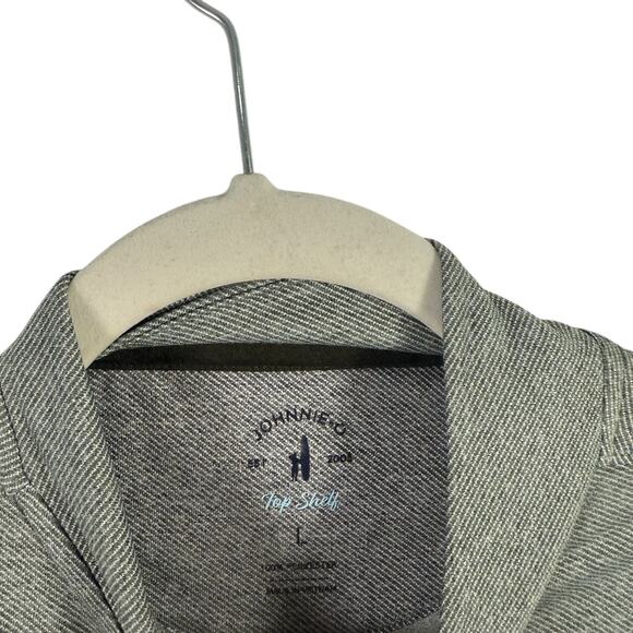 Johnnie-O Farber Prep Performance Quarter Zip Sweater Pine Green Golf Mens Large - Picture 3 of 7